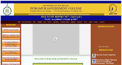 Desktop Screenshot of durgapurgovtcollege.org